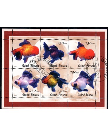 Peixes Guiné Bissau 2001 - 37.049 Carimbado Sem Uso