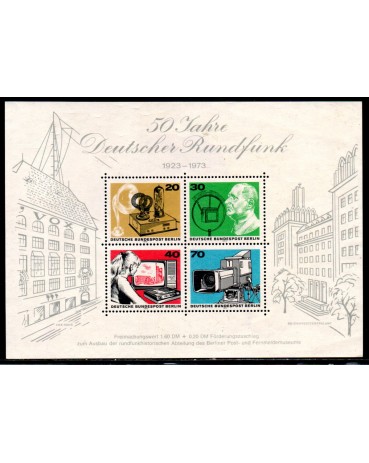Alemanha-Berlim Bloco 1973 - 37.053 Mint