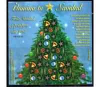 Natal Espanha 2015 Bloco com 6 selos Natal 37.057 Mint