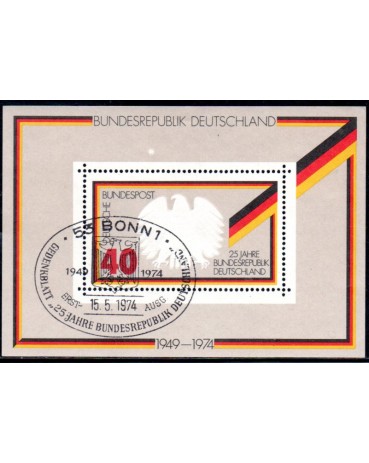 Alemanha Bundespost 1974  - 37.078 Carimbo Comemorativo