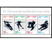 Olimpiadas Alemanha Bundespost 1972 Olimpíada de Munique 37.085 Novo