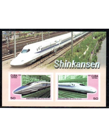 Locomotivas Cuba 2009 Shinkasen mod.500 (Japão) 300 km/h 37.107 Mint
