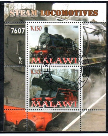 Locomotivas Malawi 200/ Locomotivas 37.116 Carimbado sem uso