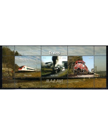 Locomotivas Malawi 2011 Trens 37.117 Mint