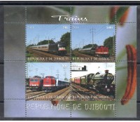 Locomotivas Djibouti  2011 Trens 37.113 Mint