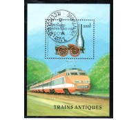 Locomotivas Laos 1997 -  37.139 Carimbo CTO