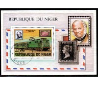 Locomotivas República do Niger 37.145 Carimbado