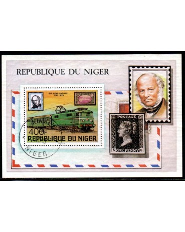 Locomotivas República do Niger 37.145 Carimbado