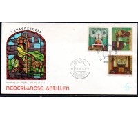 Holanda 1970 Fdc Natal 37.155 Com 3 selos, lindos