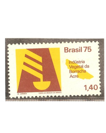 C874  - ESTADOS E TERRITÓRIOS - BORRACHA - 1975 NOVO 2926