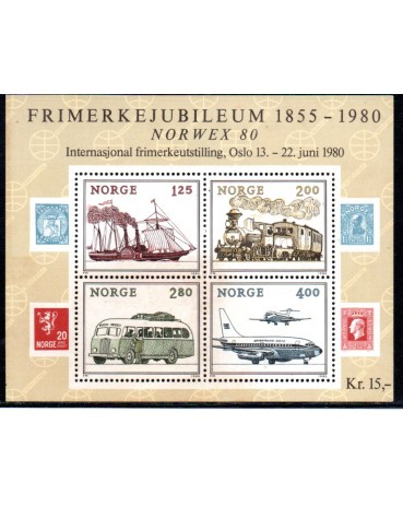 Locomotivas Noruega 1980 - 37.173 Novo com manchas de ferrugem