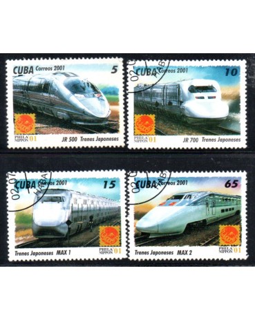 Locomotivas Cuba 2001 Carimbados 37.186