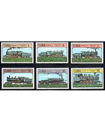 Locomotivas Cuba 1984 Mint 37.190