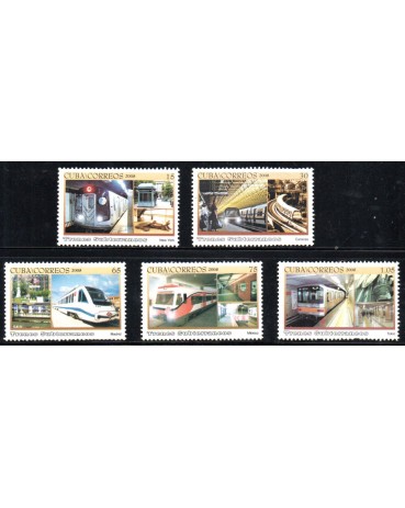 Locomotivas Cuba 2008  Novo com goma 37.191
