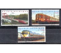Locomotivas Bélgica 2001 Carimbados 37.199
