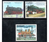 Locomotivas Paraguai 1985 Carimbados 37.206
