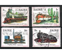 Locomotivas Zaire 1979 Carimbados 37.207