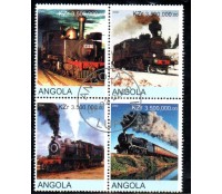 Locomotivas Angola 2000 Carimbo CTO 37.211