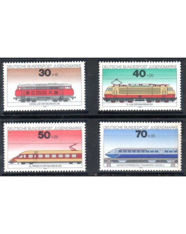 Locomotivas Alemanha Federal 1975 Novo com goma 37.213