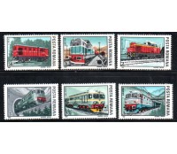 Locomotivas Romênia 1987 Mint 37.222