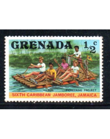Escotismo Grenada 60º Jamboree na Jamaica 37.231 Mint