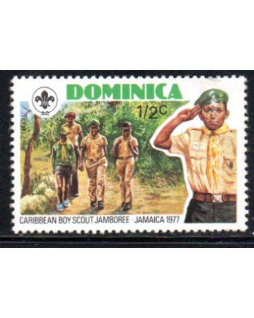 Escotismo Dominica 1971 Jamboree na Jamaica  1/2c - 37.233 Mint