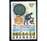 Escotismo Grenada 50 anos do escotismo feminino 1/2c - 37.236 Novo
