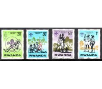 Escotismo Ruanda Xº Aniversário do Escotismo 1978 - 37.244 Novos