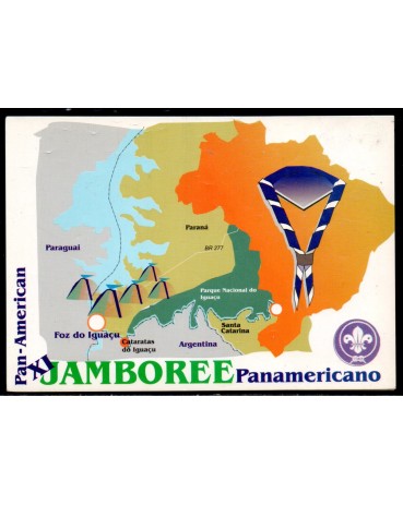 Escotismo 2001 Postal do Jamboree Panamericano 37.247