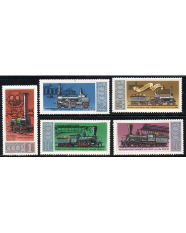 Locomotivas Rússia 1978 Mint 37.250
