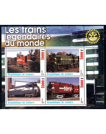 Locomotivas República da Guiné 2003 Mint 37.263