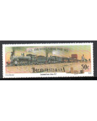Locomotivas Bophuthtswana 1991 Mint 37.276