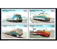 Locomotivas Coreia do Sul 2002 Mint 37.281