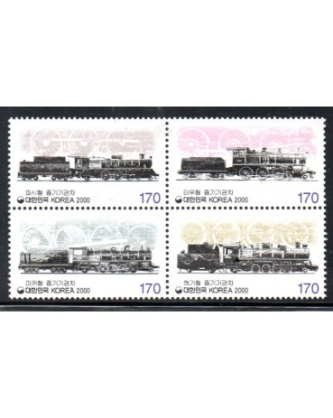 Locomotivas Coreia do Sul 2000 Mint 37.282