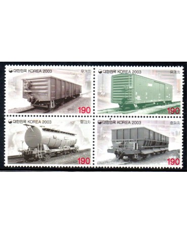 Locomotivas Coreia do Sul 2003 Mint 37.283