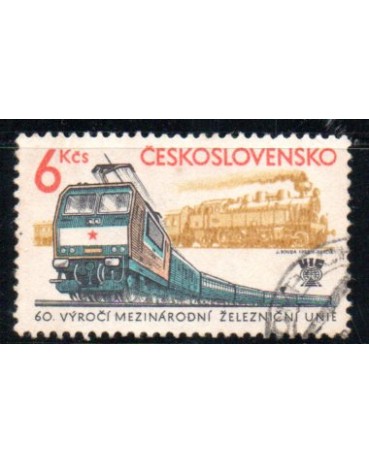Locomotivas Chbecoslováquia 37.288 Carimbado