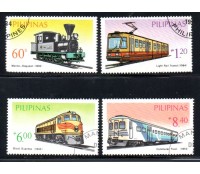 Locomotivas Filipinas 1972 Carimbados 37.292