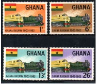 Locomotivas Gana 1963 Mint 37.295