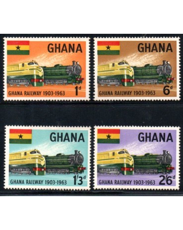 Locomotivas Gana 1963 Mint 37.295