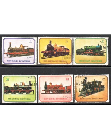 Locomotivas República da Guiné Equatorial 37.296 Carimbados