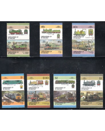 Locomotivas Grenadines e São Vicente 37.301 Mint