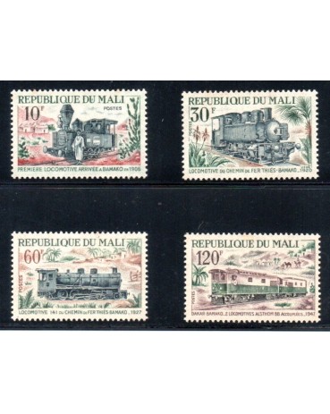 Locomotivas República do Mali 37.306 Novo com Goma Total
