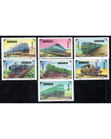 Locomotivas Mongólia 1997 Mint 37.307