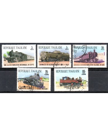 Locomotivas República de Togolaise Carimbo CTO  37.309