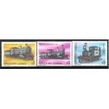 Locomotivas Uruguai 1995 Novos com Goma  37.722