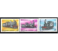 Locomotivas Uruguai 1995 Novos com Goma  37.722