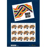Selo Institucional SI-0007 Folha com 12 selos LGBTQIA+ 37.744
