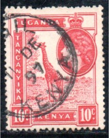 Uganda /Quênia 37.759 Carimbado