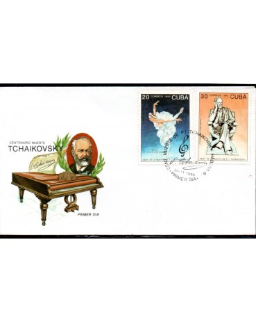 Cuba FDC Tchaikovdky 37.763