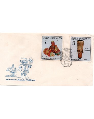 Cuba Fdc Instrumentos Musicais 1972 - 37.767